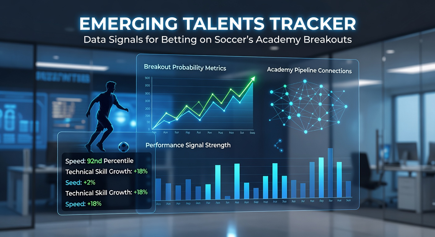 A young soccer player celebrating a goal after breaking into the first team, symbolizing academy success