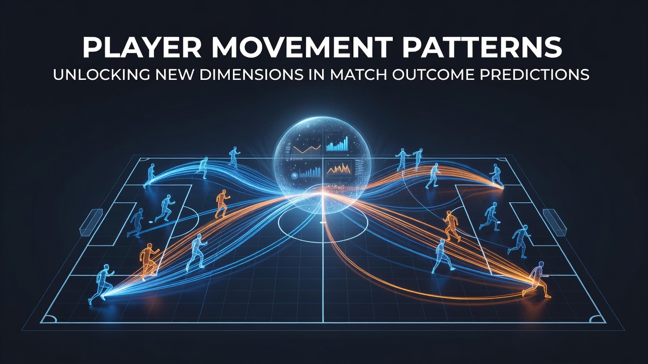 Visualization of soccer player movement tracking data on a pitch overlay