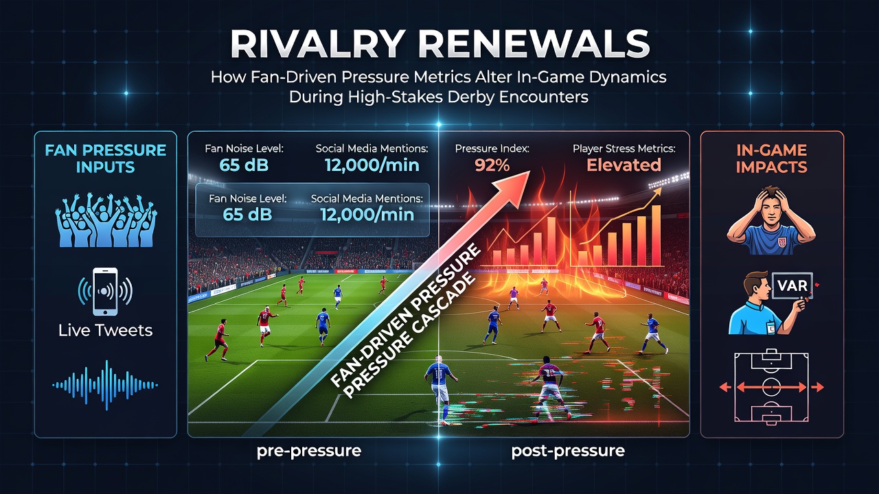 Stadium crowd creating intense atmosphere during a high-stakes football derby match